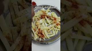 Air fryer French fries 🍟🍟shorts cooking viral [upl. by Berstine]