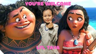 Youre Welcome  Moana  by Lil Taya [upl. by Ahsineb]