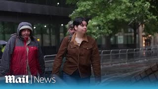 Ecoactivists Phoebe Plummer and and Anna Holland jailed for pouring soup over van Goghs Sunflowers [upl. by Ecnerret]