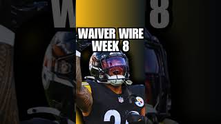 Fantasy Football Week 8 Wavier Wire adds nfl shorts [upl. by Anan760]