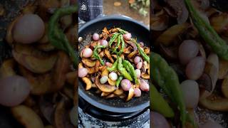 Traditional Sri Lankan Village CookingAubergine Moju Recipe [upl. by Holder]