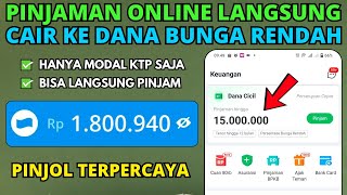 Pinjaman Online Langsung Cair Ke DANA Bunga Rendah  Pinjaman Online Terpercaya [upl. by Yanel485]