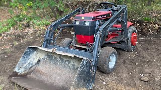 Wheel Horse 520h with KwikWay Loader [upl. by Inor14]