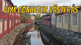 Tour por VÄSTERÅS a cidade onde moro na SUÉCIA [upl. by Theodoric]