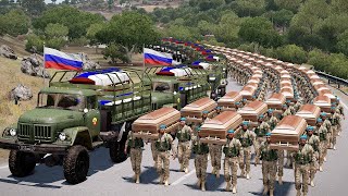 Russian Elite Battalion returned to Russia in coffins after the defeat near Kherson [upl. by Sontag]