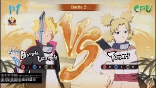 NXBUNSC quotKarma Progressionquot Boruto vs PTS Temari Requested [upl. by Odicalp]