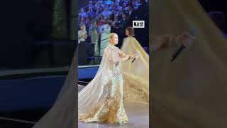 Celine Dion NEW Performance of quotIm Alivequot Elie Saab 2024 Party [upl. by Einra]