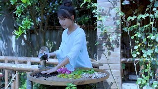 How to make a Chinese herbal tea 逍遥草本茶，泡一杯自在逍遥！ Liziqi channel [upl. by Notsehc745]