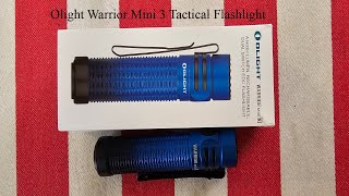 Olight Warrior Mini 3 Tactical Flashlight [upl. by Noiraa998]