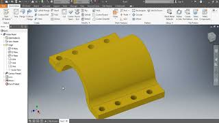 Autodesk Inventor 2023 Sheet Metal Tutorials Sheet Metal Contour [upl. by Aleusnoc]