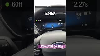 2024 Ford Escape acceleration 20 ecoboost [upl. by Mharg955]