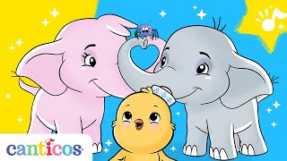 Canticos Musical Hour  10 Nursery Rhymes in English to Sing NonStop [upl. by Aimek]