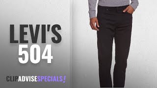 Top 10 LeviS 504 2018 Levis Mens 504 Regular Straight Fit Jeans [upl. by Derward140]