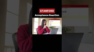 Stanford Acceptance Reaction 🥹 college admission university collegeadmissions stanford [upl. by Concha]