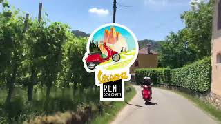 Le colline del Prosecco Superiore Conegliano Valdobbiadene Vespa Tour [upl. by Wauters291]