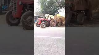 Massey Ferguson 2wd tractor stuck shorts trending tractor youtubeshorts ytshorts newholland [upl. by Netnilc]