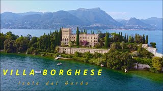 Beautiful Villa Borghese  Insel Garda  Isola del Garda 4K [upl. by Imojean]