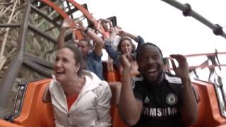 Goliath Challenge Reactions  Six Flags Great America [upl. by Gerardo]