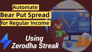 Bear Put Spread Option Strategy on Zerodha Streak  BankNifty  streak [upl. by Ajay288]