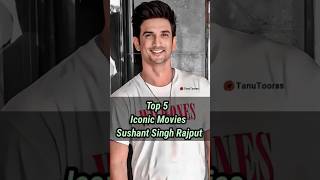 Top 5 Iconic Movies Sushant Singh Rajput shorts top5 trending ytshorts bollywood [upl. by Myrta459]