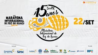 Chegada dos Atletas 15° Maratona Internacional de Foz do Iguaçu Sesc 5K [upl. by Duffie342]