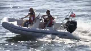 GRAND inflatable boat Silver Line S420NL with 30HP  perfect family boat [upl. by Ylicic]