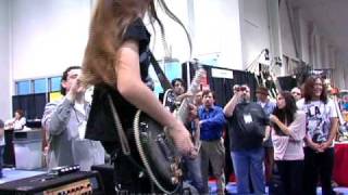 Jack Ripper at NAMM 2009 for Washburn Guitars [upl. by Ened393]