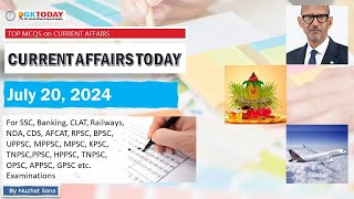 20 July 2024 Current Affairs by GK Today  GKTODAY Current Affairs  2024 [upl. by Legnaesoj]