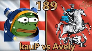 Ein kauP 🇩🇪 Match gegen Avely 🇩🇪 Engländer vs Rus  Age of Empires 4  Cast 189 Deutsch4K [upl. by Annaillil]