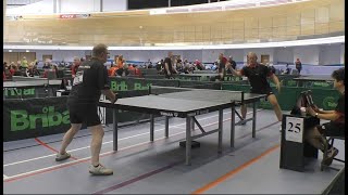 Vadym Krevs v Andy Wignall  Crawley v Cutnall Green  2024 VBL Div 32 Round 1 at Derby Arena [upl. by Maloy]