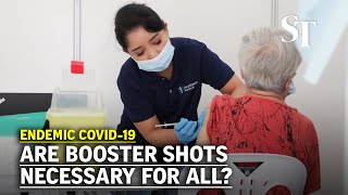 Are booster shots necessary for all  Endemic Covid19  ST Connect [upl. by Meris]