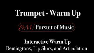 Trumpet  Interactive Warm Up [upl. by Montagu]