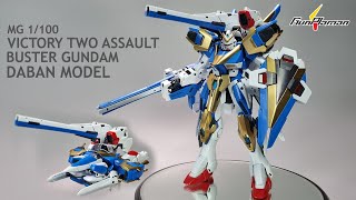 รีวิว​ MG 1100 6655 VICTORY TWO ASSAULT BUSTER GUNDAM DABAN MODEL [upl. by Suillenroc]