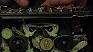 Hitachi VT6500 portable VHS recorder belt change [upl. by Lancelle]