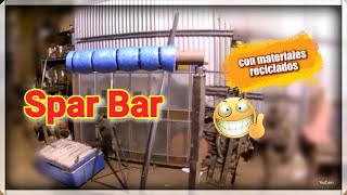 DIY Como fabricar un SPAR BAR para entrenar BOXEO  tutorial [upl. by Einitsed]