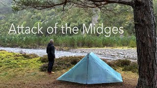 Attack of the Midges  Wild Camping in Scotland [upl. by Devinna572]