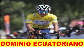 Richard Huera Campeón Vuelta a Ecuador 2024 Etapa final [upl. by Esele743]