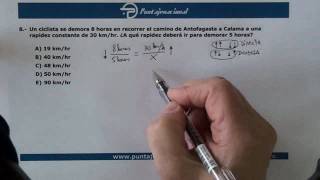 Puntaje Nacional Razones y Proporciones  Guía de ejercicios  Ejercicio 8 [upl. by Aicylla]