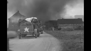 7th Armored Division in Hessen Germany March 29 1945 [upl. by Dunson]