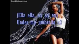 RihannaUmbrella Lyrics Official Lyrics On Screen [upl. by Rafael]