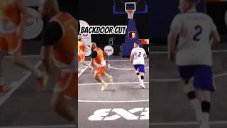 Basketball🏀 Backdoor 🚪CUT🔪 backdoor cut basketballmoves [upl. by Frayne376]