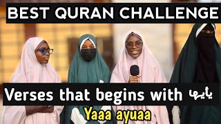 Recite verses from the Quran that begins with quot يأيها Yaaa ayua “ [upl. by Zzabahs]