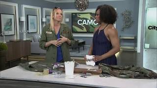 How to customize a camo jacket with DIY patches and rhinestones [upl. by Stephi470]