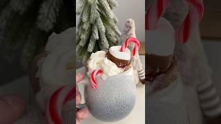 Hot chocolate season is upon us🎅🏼🌲 hotchocolate christmas christmastiktok marshmallow candy [upl. by Chui]