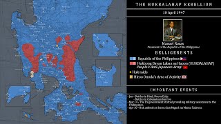 The Hukbalahap Rebellion 19461960 Every DayMonth [upl. by Shandee]