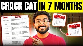 CAT 2024  7 Months Full Preparation Plan  CAT Preparation Strategy [upl. by Nanreh]