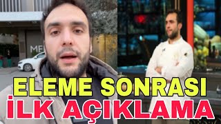 Masterchef Türkiye all star Elenen isim Barbaros dan ilk açıklama geldi [upl. by Aible]