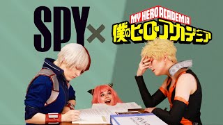 Spy x My Hero Academia MHA BNHA Todoroki and Bakugou Babysit Anya [upl. by Nilreb]