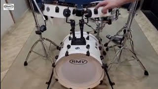 BATERIA RMV TRIP COMPACTA  Drum School Brasil [upl. by Goodyear]