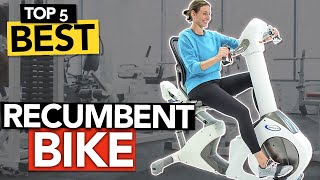 ✅ TOP 5 Best Recumbent Bike of 2024  Budget Buyers Guide  Exercise Bikes for Home [upl. by Ella]